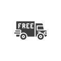 Free shipping service vector icon Royalty Free Stock Photo