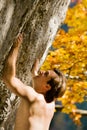Free Solo Climbing Royalty Free Stock Photo