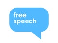 Free speech and freedom of expression Royalty Free Stock Photo