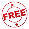 Free stamp vector Royalty Free Stock Photo