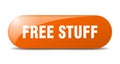 free stuff button. free stuff sign. key. push button. Royalty Free Stock Photo