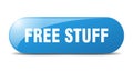 free stuff button. free stuff sign. key. push button. Royalty Free Stock Photo