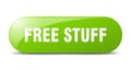 free stuff button. free stuff sign. key. push button. Royalty Free Stock Photo
