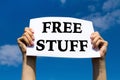 Free stuff, freebies