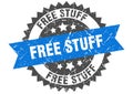 Free stuff stamp. free stuff grunge round sign. Royalty Free Stock Photo