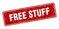 free stuff sign. free stuff grunge stamp. Royalty Free Stock Photo