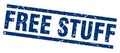 Free stuff stamp Royalty Free Stock Photo