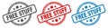 free stuff stamp. free stuff round isolated sign. Royalty Free Stock Photo