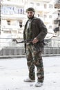 Free Syrian Army fighter, Aleppo.