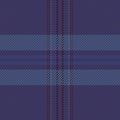 Free tartan vector texture, refresh pattern seamless textile. Sample fabric background check plaid in blue and violet colors Royalty Free Stock Photo