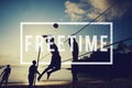 Free Time Freedom Break Emancipated Harmony Relaxation Concept Royalty Free Stock Photo