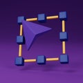 Free Transform 3D Icon for Creative Graphic Design. 3D render
