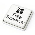 Free transform isolated on transparent background