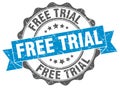 Free trial stamp Royalty Free Stock Photo