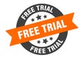 free trial sign Royalty Free Stock Photo