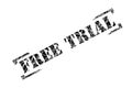 Free Trial Stamp Royalty Free Stock Photo