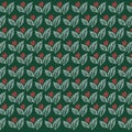 Free tropical leaf roses pattern seamless background vector