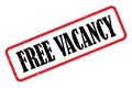 Free vacancy stamp