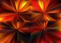 Free vector abstract black red and orange radial burst background design