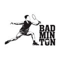 Free Vector Badminton Player Illustrations