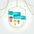 Free vector eid mubarak card