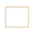 free vector frame antique gold frame golden rectangle certificate border pattern line photo frame Royalty Free Stock Photo