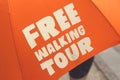 Free walking tour 2 Royalty Free Stock Photo