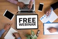 FREE WEBINAR Royalty Free Stock Photo