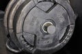 Free weights in the gym Royalty Free Stock Photo