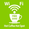 Free wifi cybercafe poster