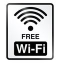 Free WiFi Information Sign