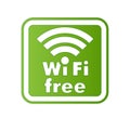 Free wifi and Internet sign