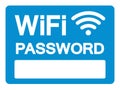 Free WiFi Password Symbol Sign, Vector Illustration, Isolate On White Background Label .EPS10 Royalty Free Stock Photo