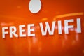 Free WiFi sign Royalty Free Stock Photo