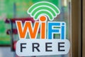 Free wifi sing Royalty Free Stock Photo