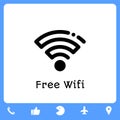 Free Wifi Symbol Icons. Professional, Pixel-aligned, Pixel Perfect, Editable Stroke, Easy Scalablility