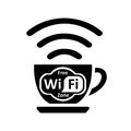 Free wifi zone - vector Royalty Free Stock Photo