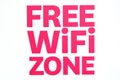 Free WiFi zone