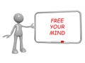 Free your mind on board Royalty Free Stock Photo