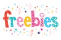 Freebies Royalty Free Stock Photo