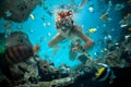 Freedive Royalty Free Stock Photo