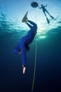 Freediver Royalty Free Stock Photo