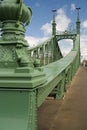 Freedom bridge in budapest