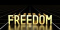 Freedom concept, road - 3D rendering