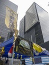 Freedom Corner in front of Central Government Offices - Umbrella Revolution, Admiralty, Hong Kong