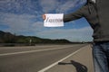 Freedom Hitchhiker Royalty Free Stock Photo