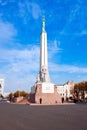 Freedom monument, Latvia Royalty Free Stock Photo