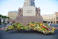 Freedom monument in Riga Royalty Free Stock Photo