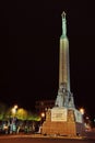 Freedom monument; Riga; Latvia Royalty Free Stock Photo