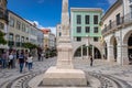 Freedom Obelisk in Aveiro city in Portugal